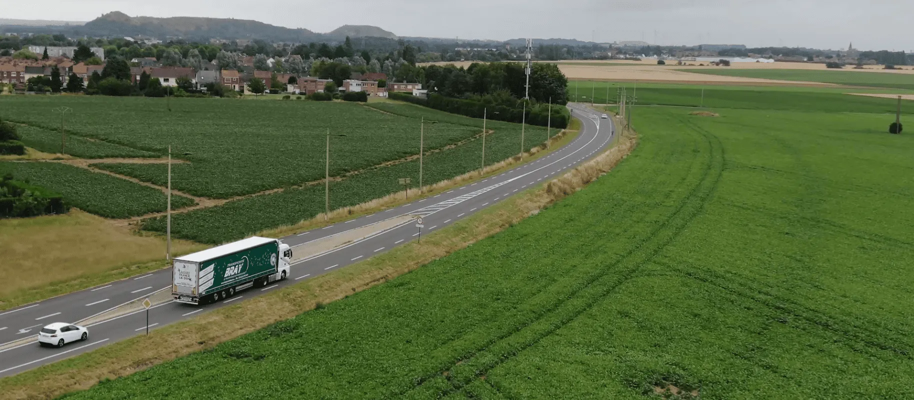 Camion des transports Bray sur la route