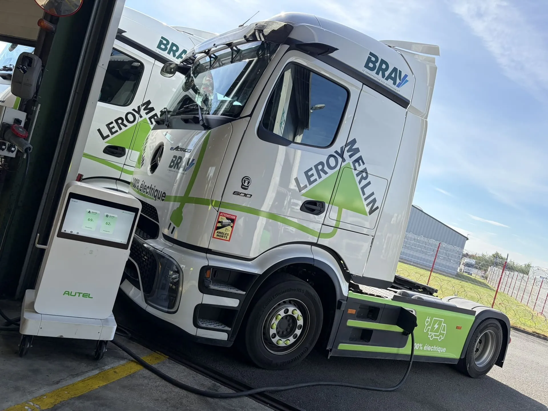 Camion éléctrique des transports Bray